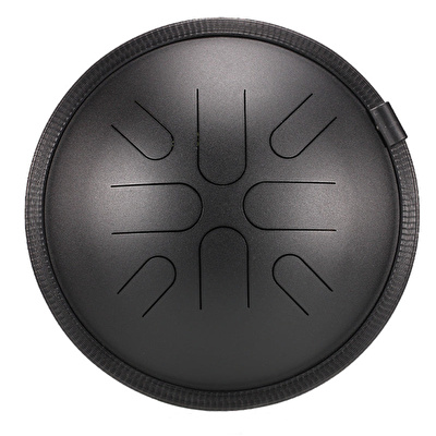 HLURU TA8-10 - UFO Series 8 Notalı 10" Bakır Çelik Charcoal Tongue Drum